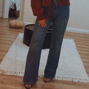 H&M Dark Blue Flare Jeans